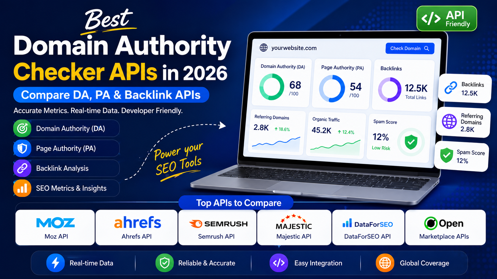 Best Domain Authority Checker APIs in 2026: Compare DA, PA & Backlink APIs